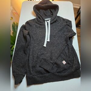 Reflex Charcoal Hoodie with White Accents